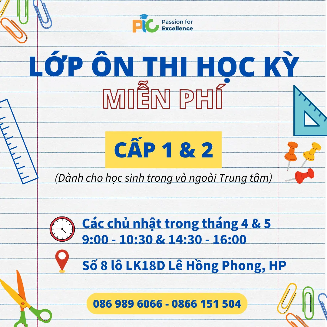 LỚP ÔN THI HỌC KỲ NGỮ PHÁP